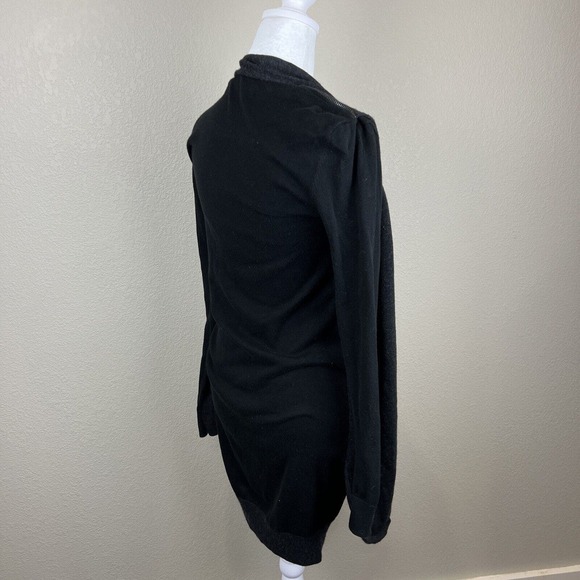 All Saints Dress Women Eight Black Drina‎ Vest Wool - Picture 5 of 14